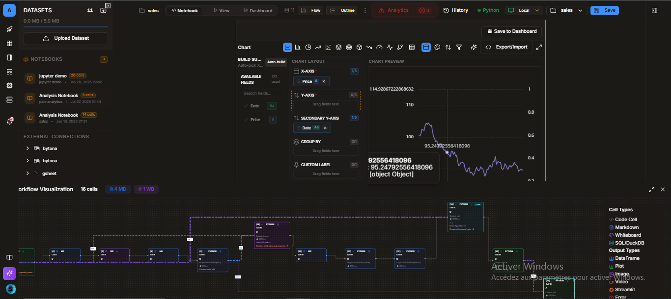 Adeloop platform interface