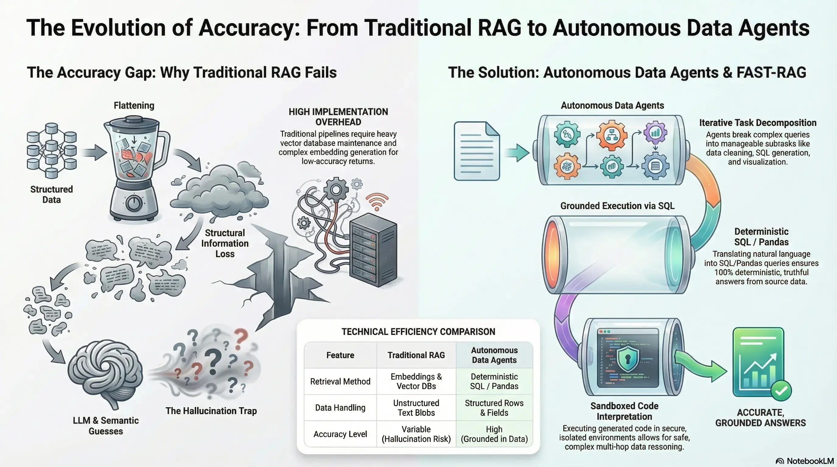 Why rag not good for structure data